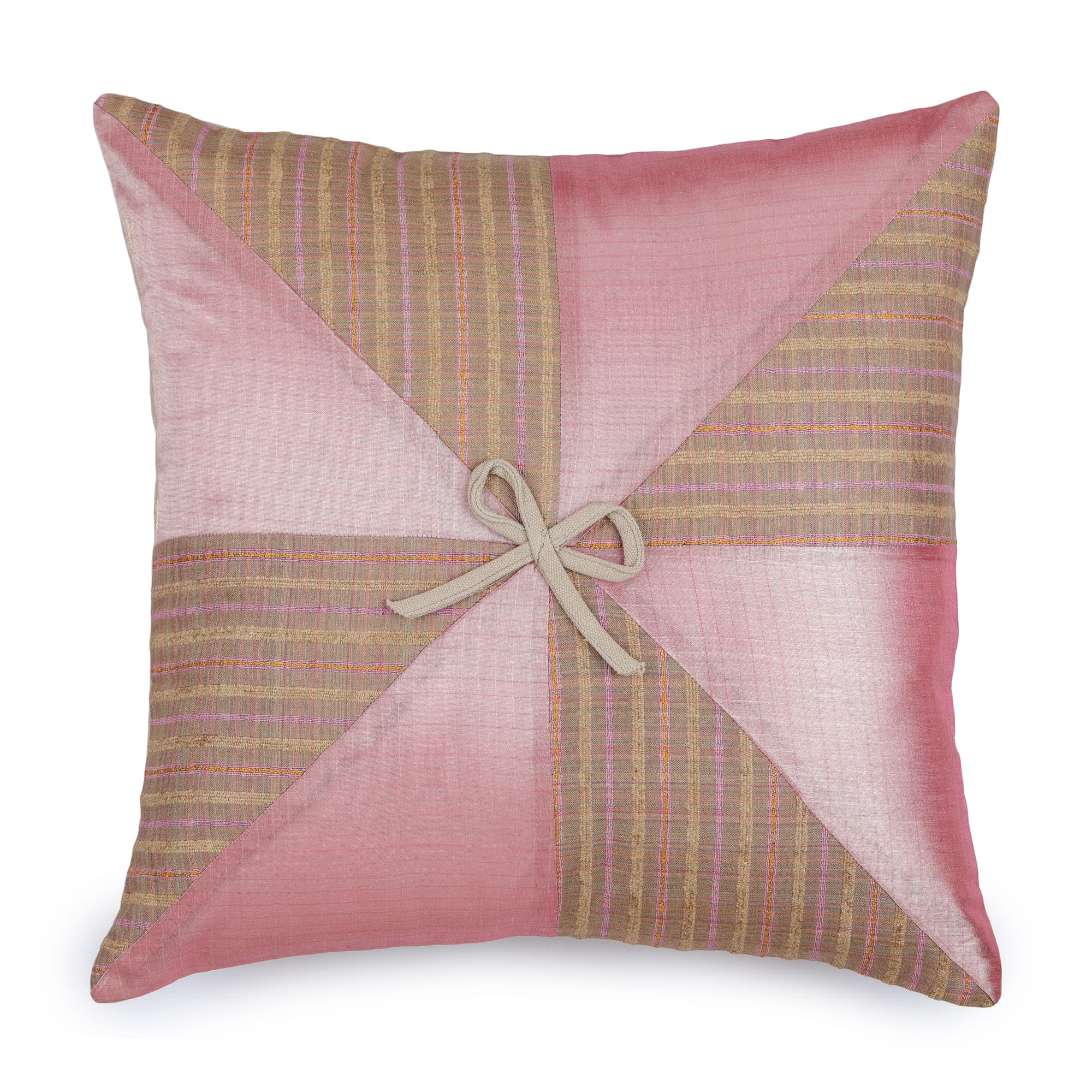 TRIANGLE / LIGHT PINK (Triangle silk bow Pink)
